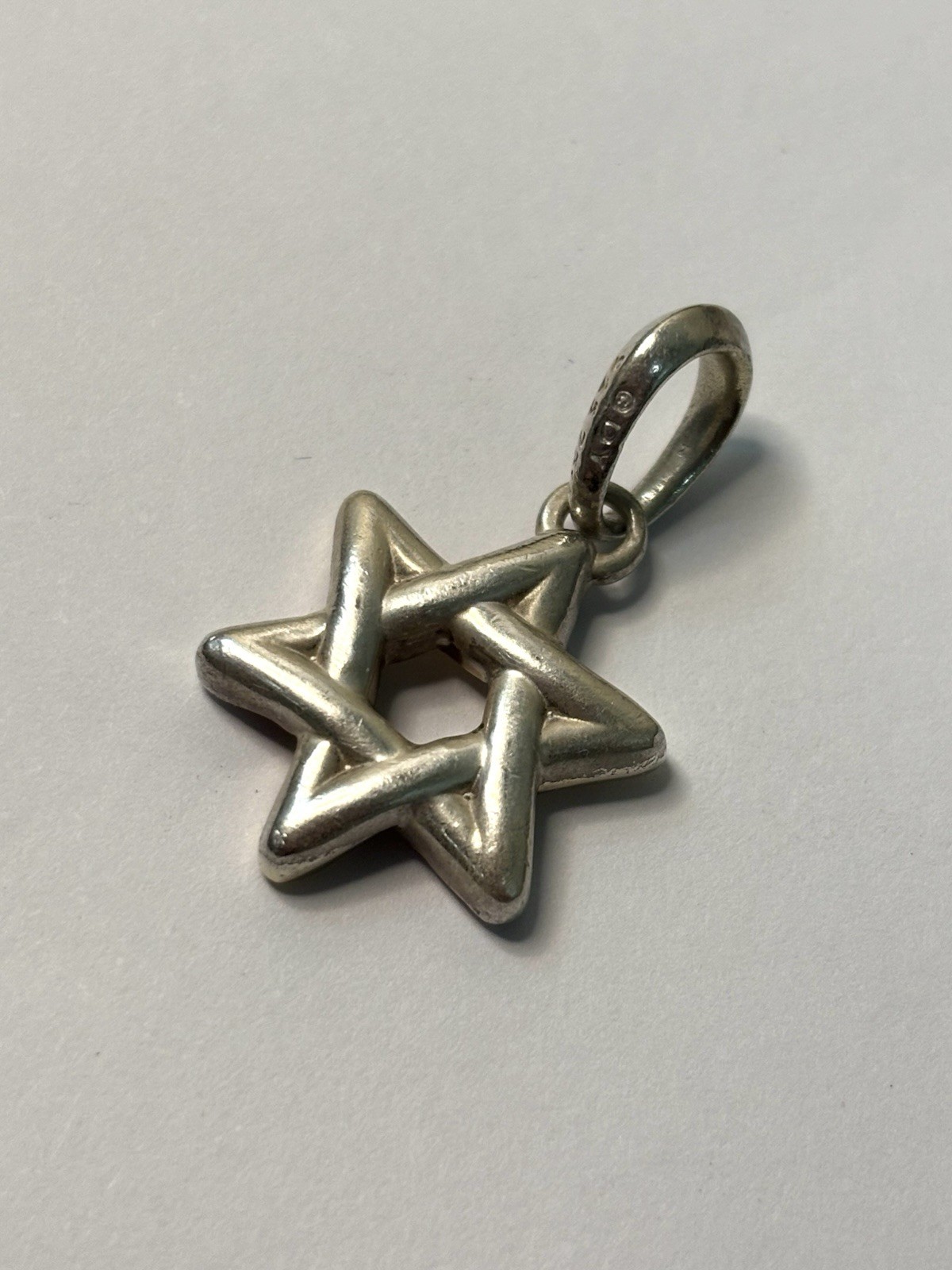 David Yurman 18kt & Sterling Silver Star of David Pendant