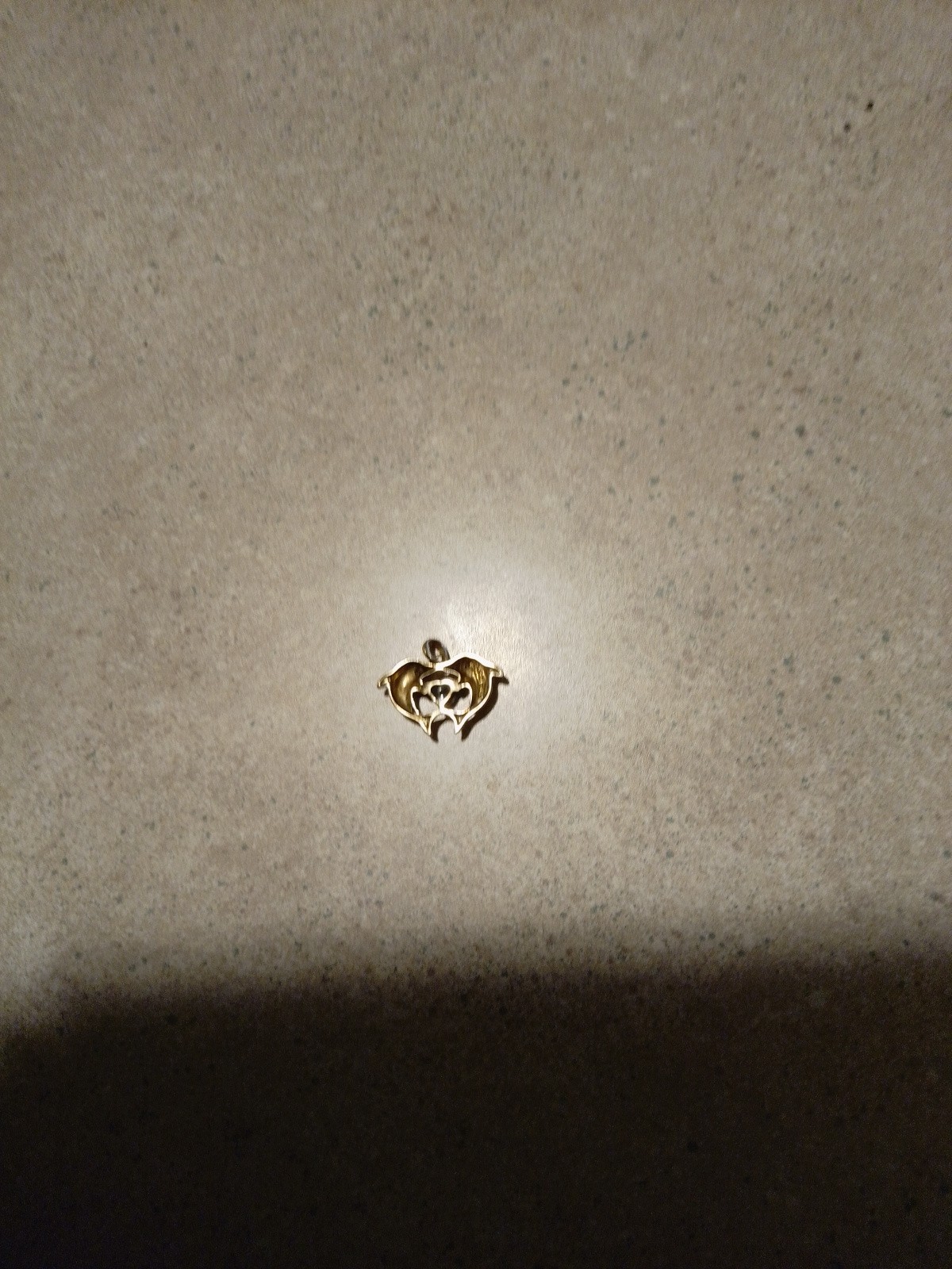 sterling silver dolphin pendant