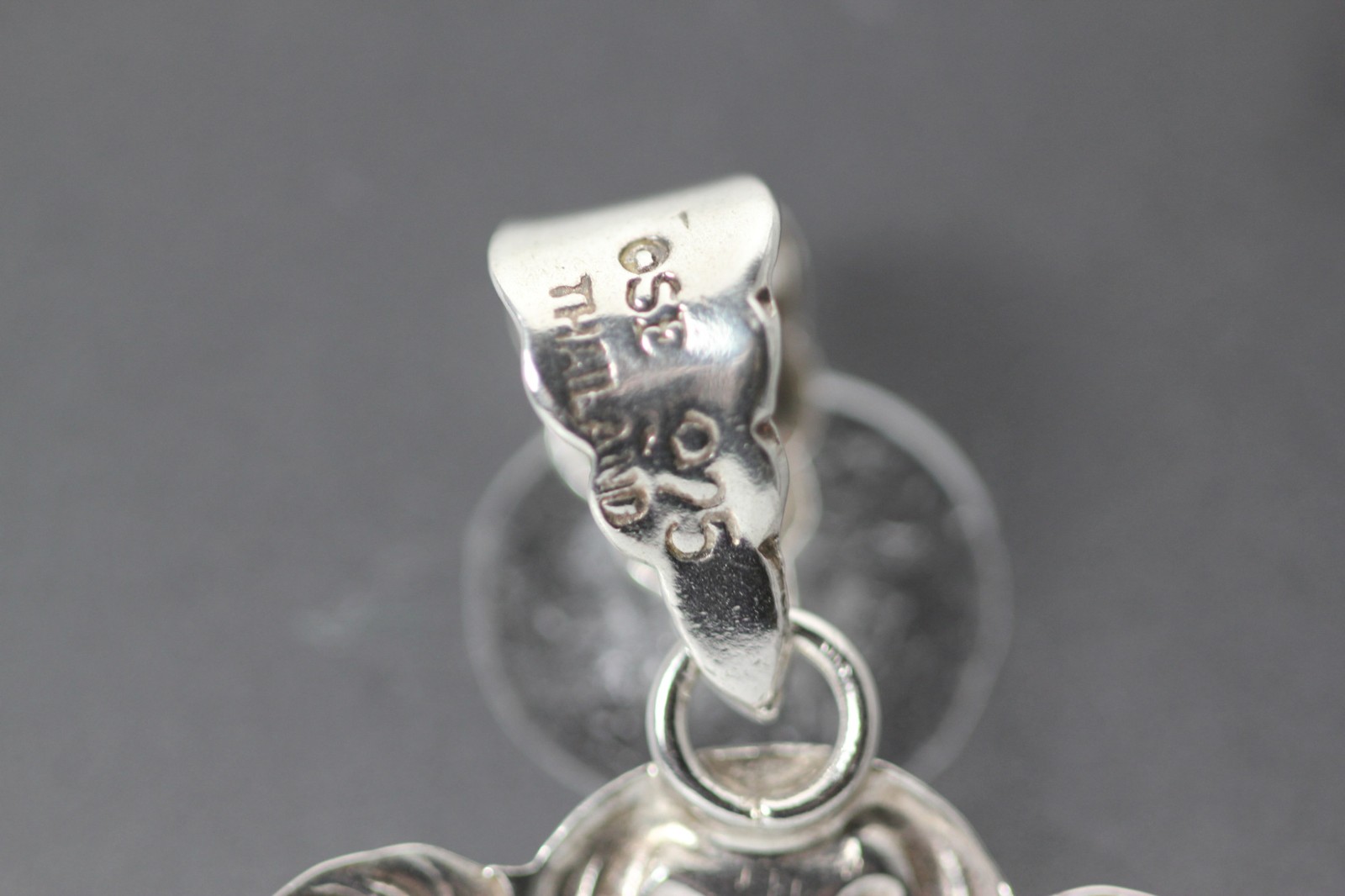 925 Sterling Silver Luggage Tag Pendant 3.5 Grams (PEN10238)