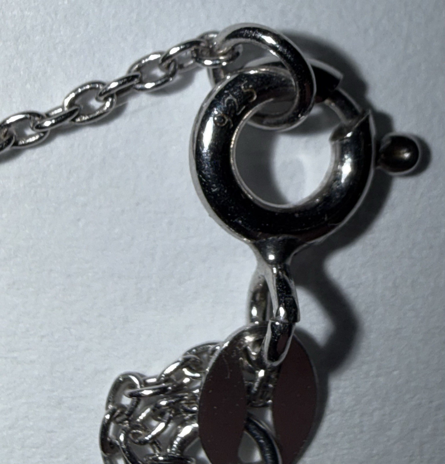 Sterling Silver 925 Origami Dog and Puppy Pendant Necklace .01ctw Black Diamonds