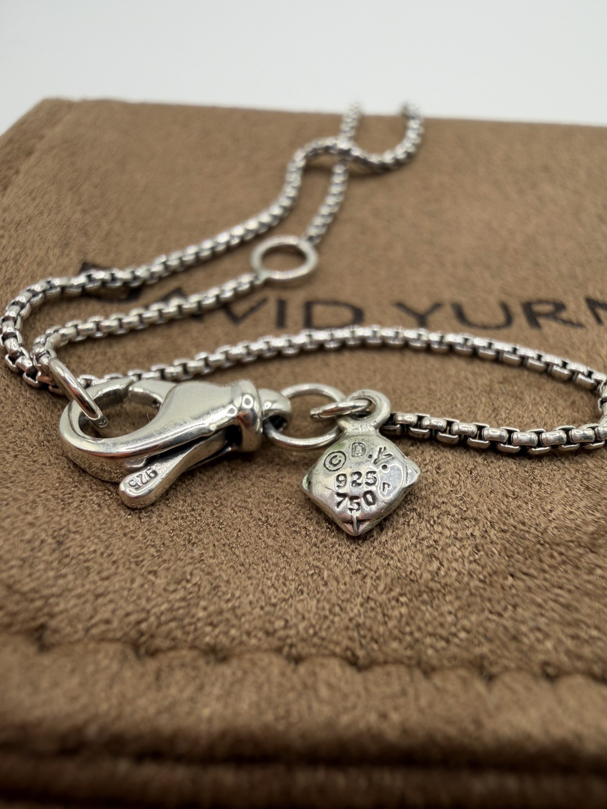 David Yurman Cable Cookie Classic Heart Necklace 18k Yellow Gold. 18 inch