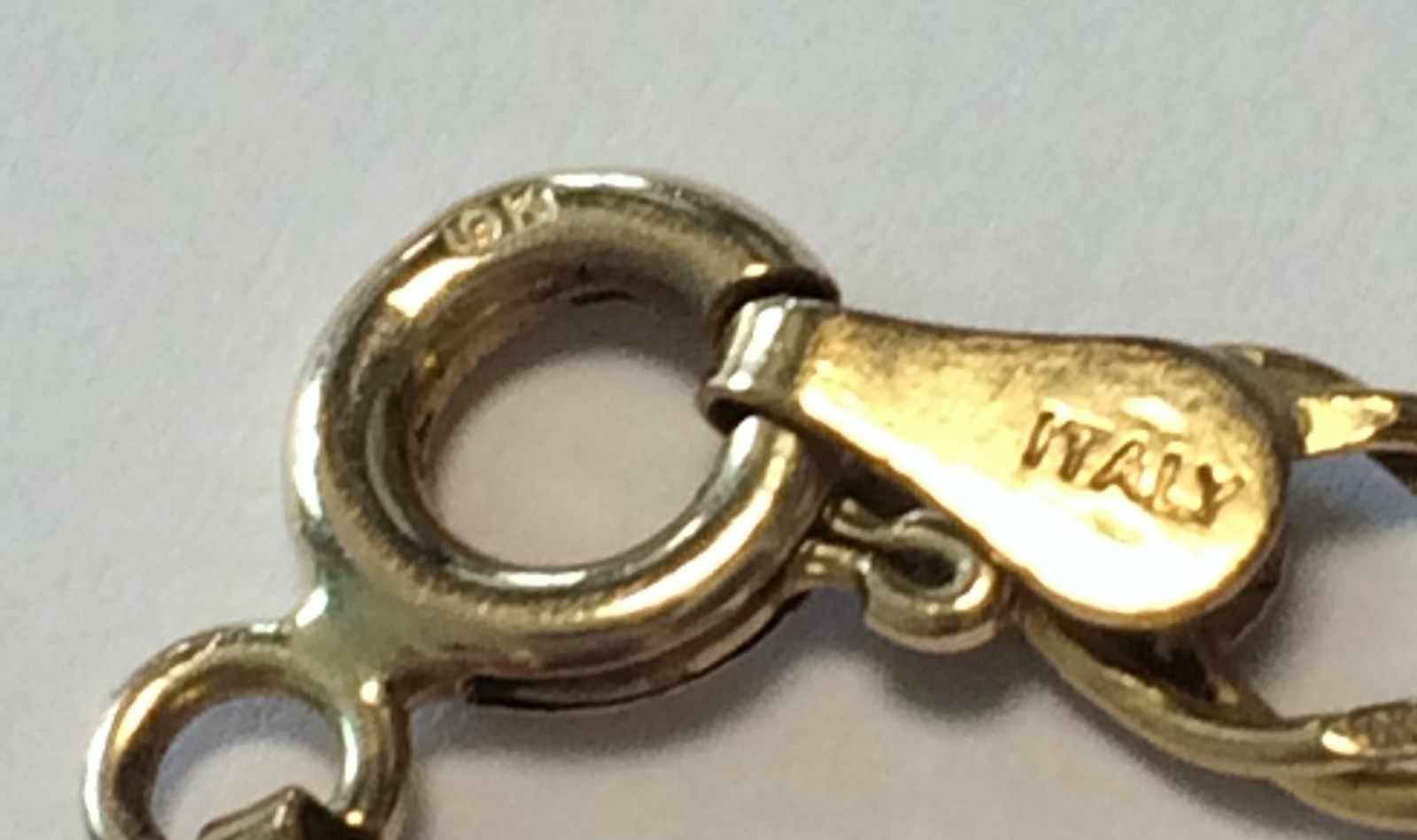9ct Solid Gold Double Curb Chain 20″ & 7″ Bracelet. Italy. Width 5mm/Wgt 10.17gm