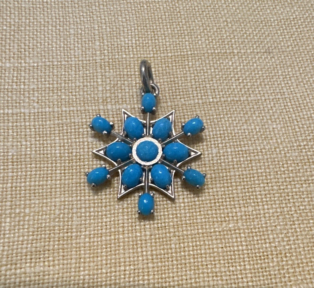 Storrow Sadie Turquoise Charm – 14K Yellow Gold