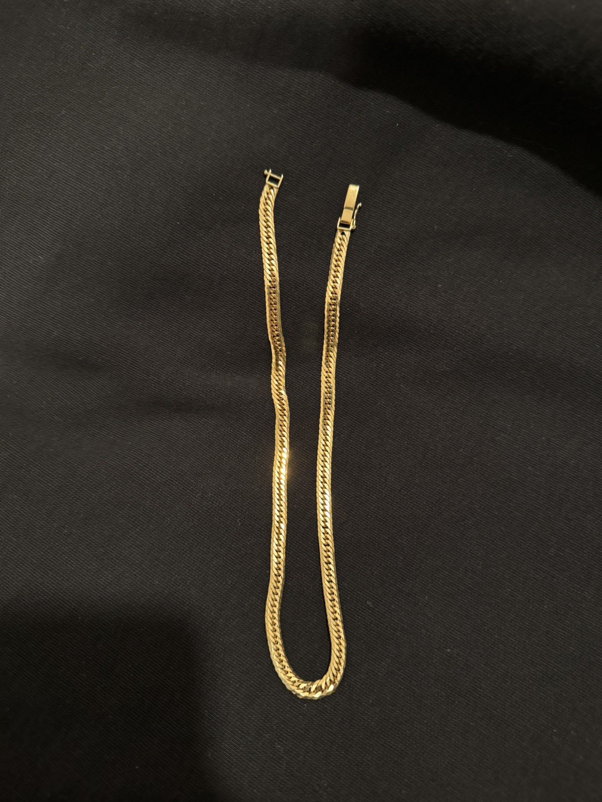 18K KIHEI Triple 8 side Necklace 40 cm