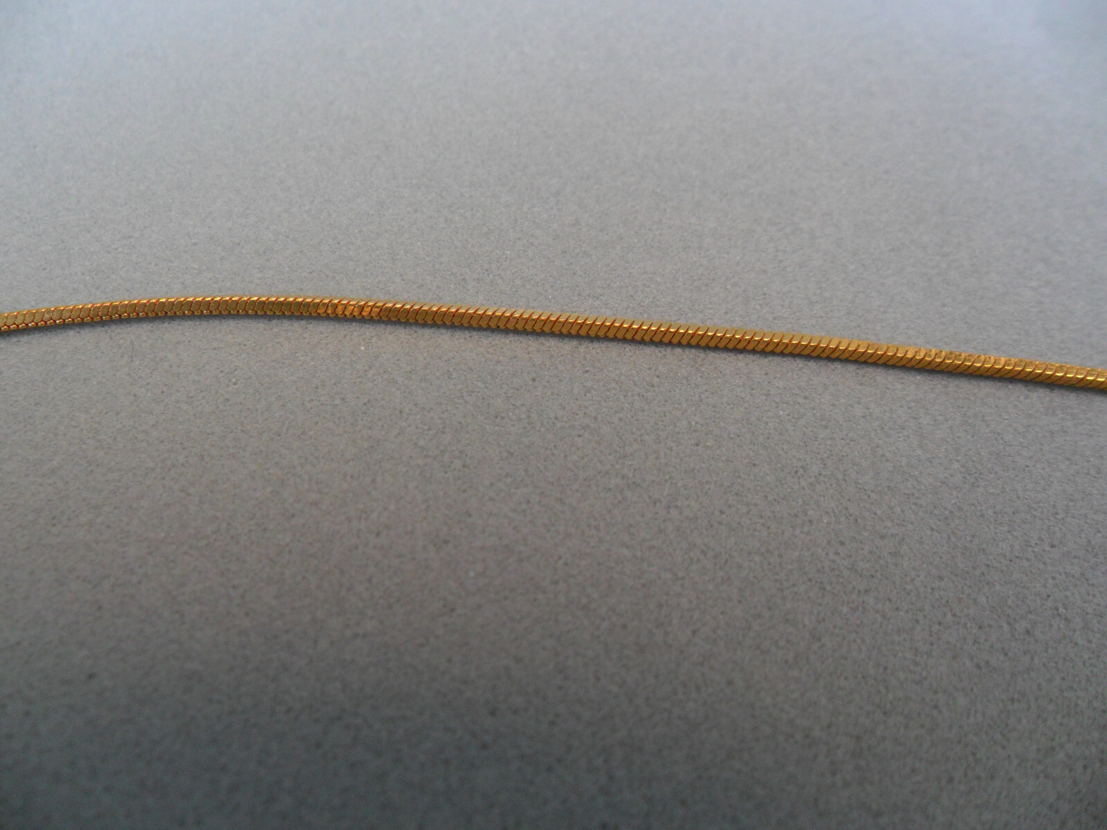 Frey Wille FREYWILLE Square Snake Chain 24K Gold plated 39 cm Made Germany NEW