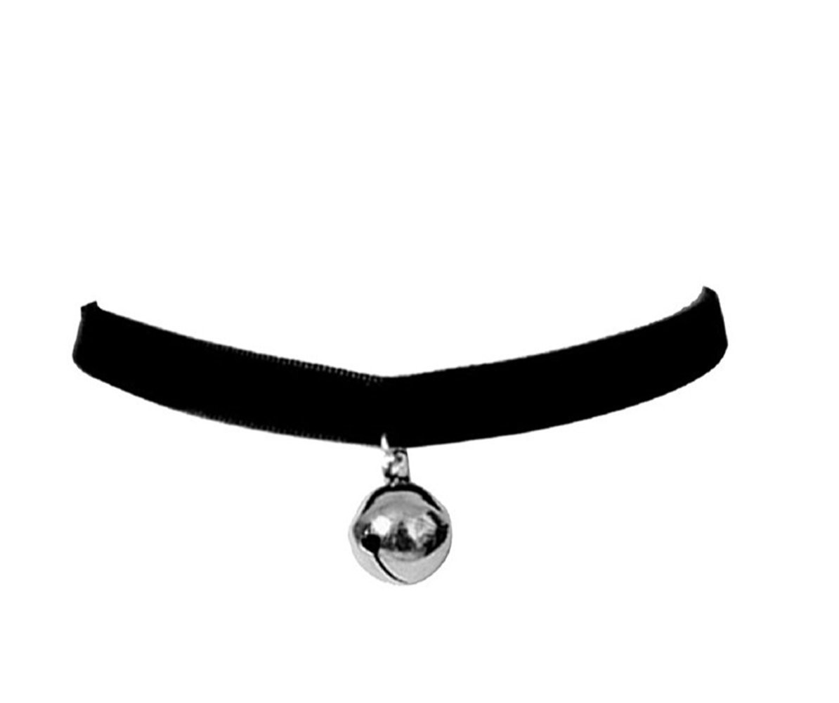 Cosplay Black Lolita Bell Choker Cat Gothic Collar