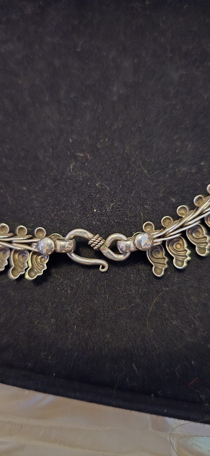 Vintage Sterling Silver India Rajasthan Tribal Necklace .925 64g
