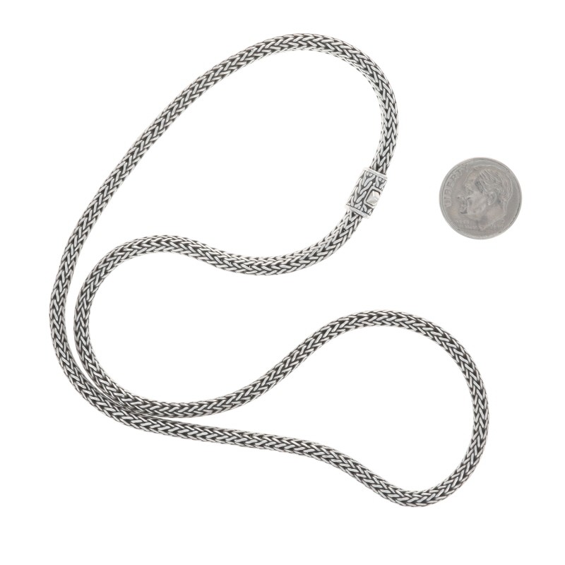John Hardy Icon 5mm Classic Chain Necklace 18″ – Sterling 925 Wheat