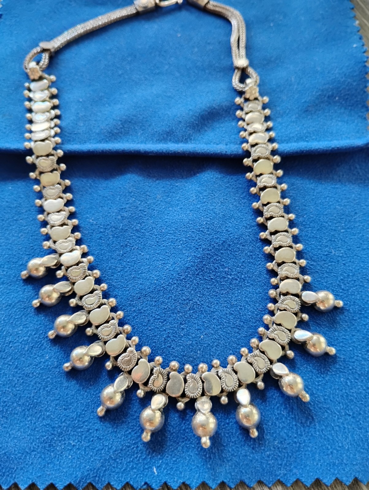 925 Sterling Silver 16 In S Hook Pattern Necklace Free Shipping