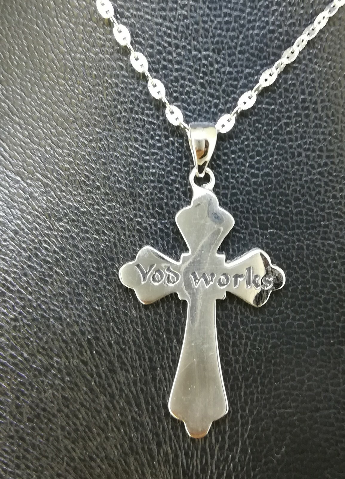 Elegant Genuine Solid 925 Sterling Silver Cross Pendant N-A926 Woman Gift