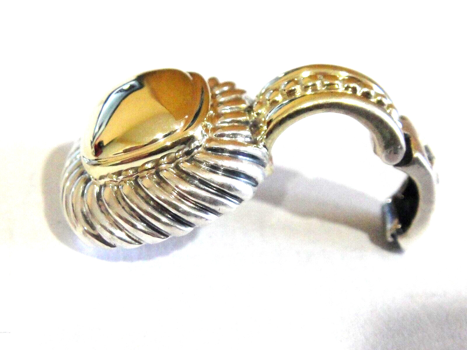 DAVID YURMAN 14K GOLD SS ALBION GOLD DOME ENHANCER.