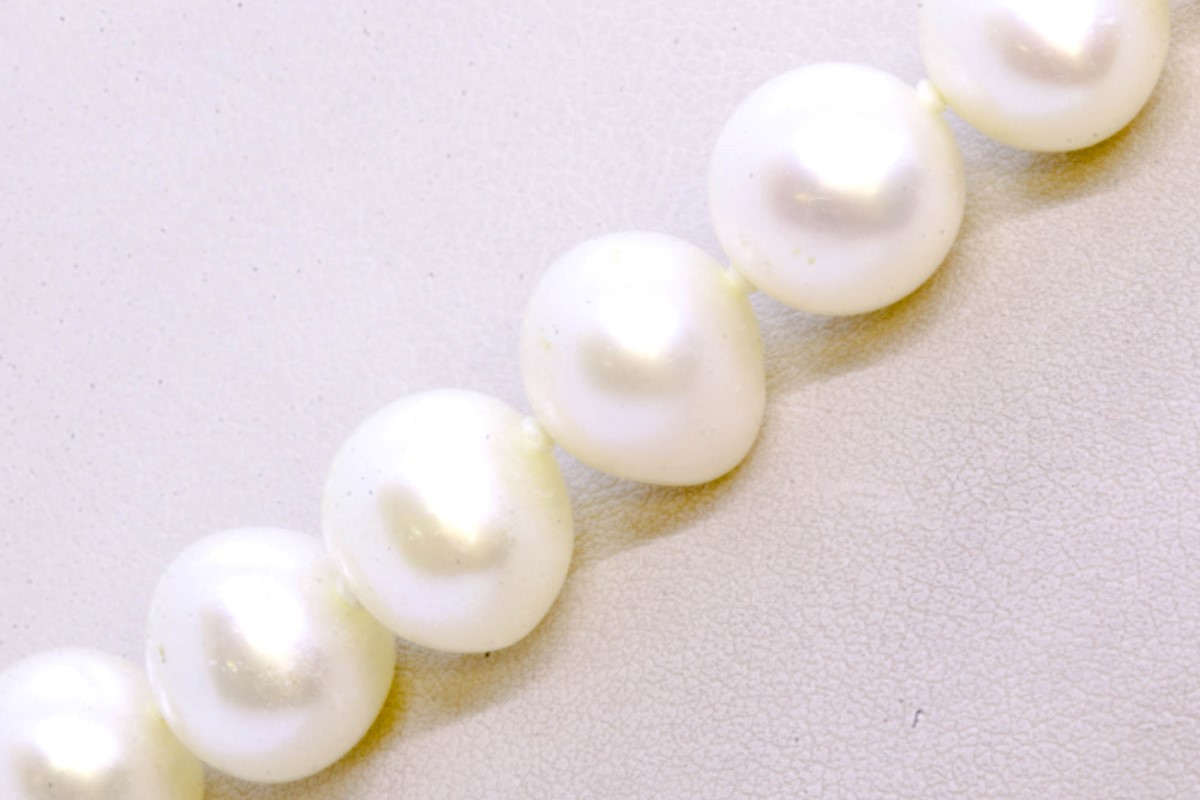 16″ 925 Sterling Silver 9mm Cultured Freshwater Pearl Strand String (LP2103294)