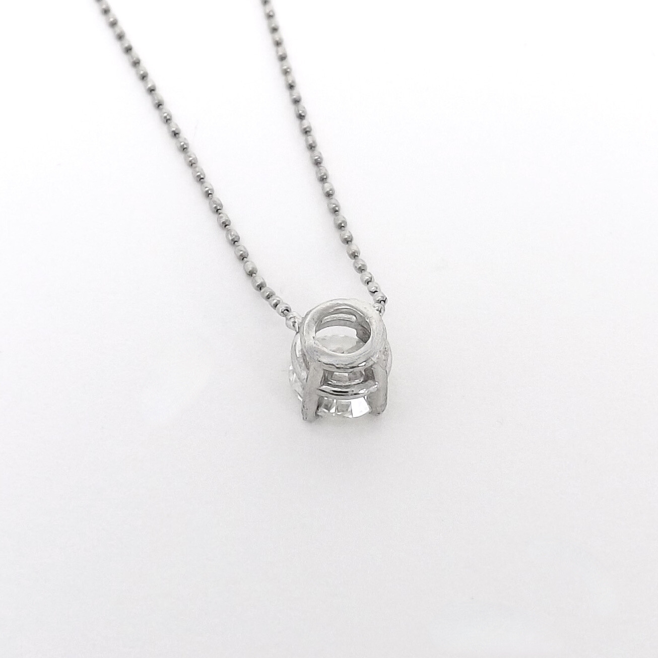 Platinum Diamond Pendant Necklace GIA Certified 16in VS2 H New