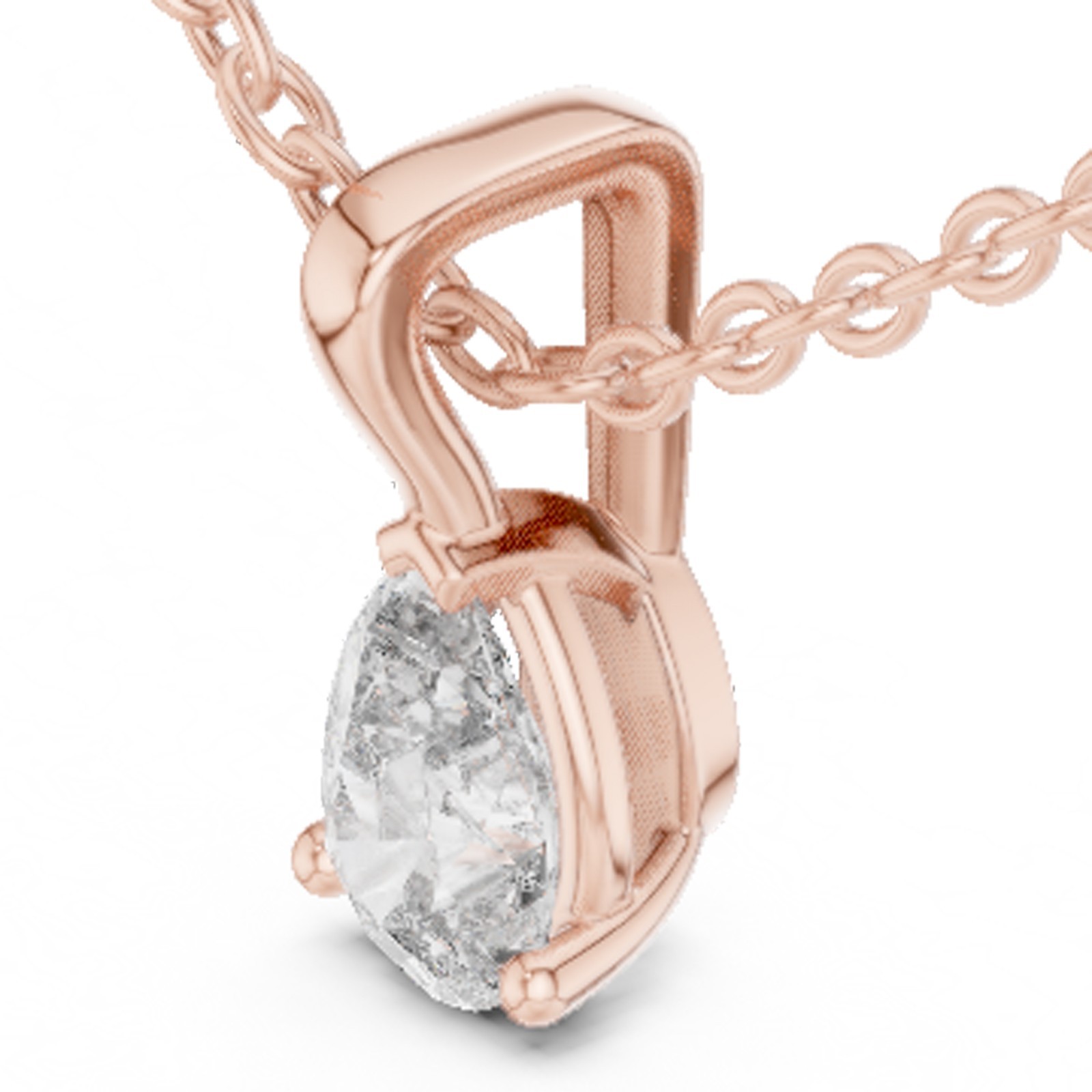 Certified VVS1 Lab Grown Diamond Women Infinity Promise Pendant 14K Gold Over