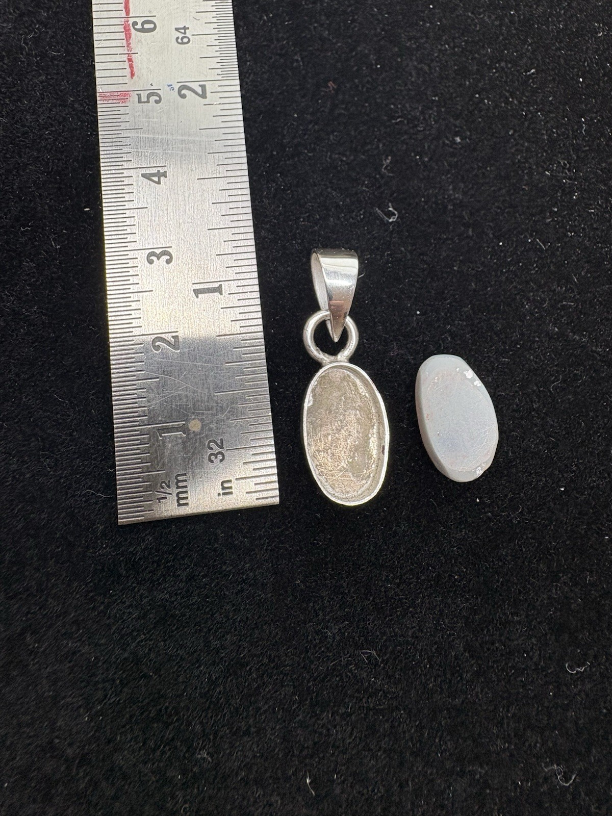 Australian Black Opal Pendant