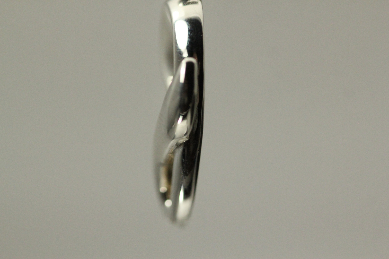 925 Sterling Silver Fancy Letter “G” Pendant Enhancer Bail 3.4 Grams (PEN9399)