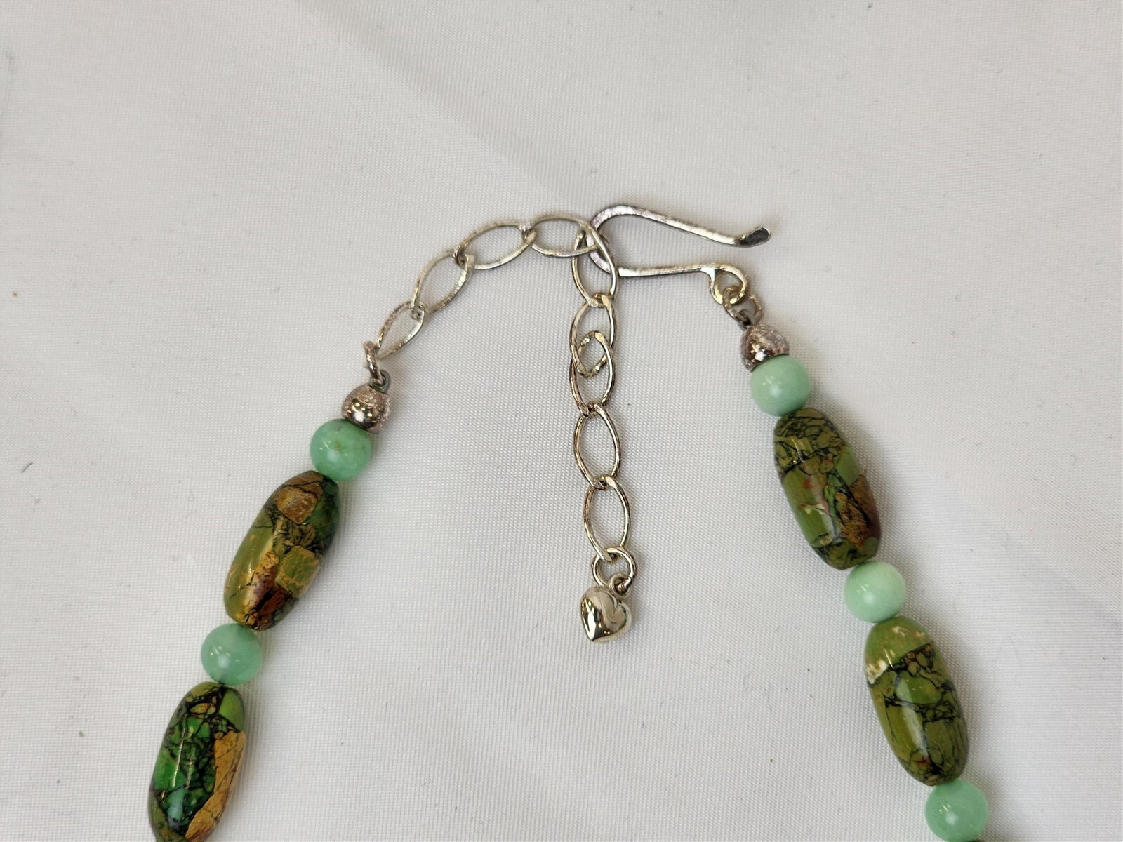 Jay King DRT Mine Finds Sterling 925 Turquoise Heart Pendant Necklace