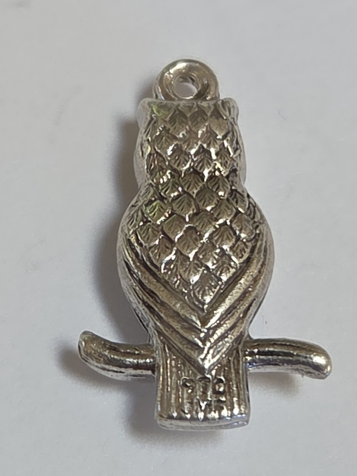 Sterling Silver ~ Owl Charm ~ Durable for DAILY Wear ~ VINTAGE