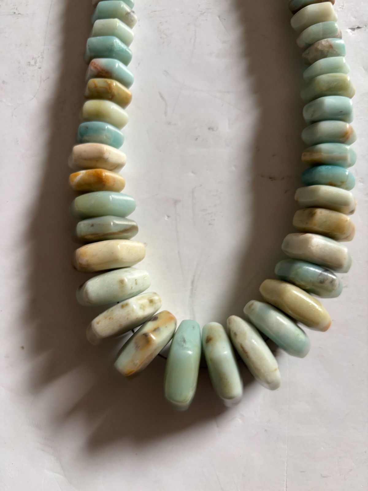Multicolor Freeform Quartzite Graduated Necklace J King Design 19.75” Qnty 1