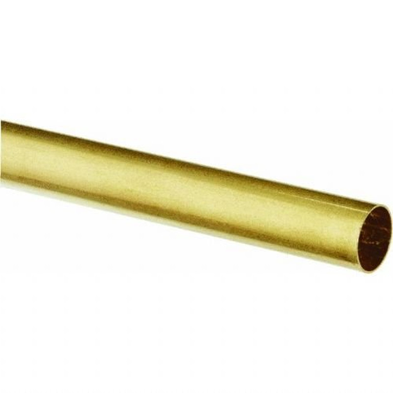 K&S 3/8 In. Dia. X 12 In. L round Brass Tube 1 Pk