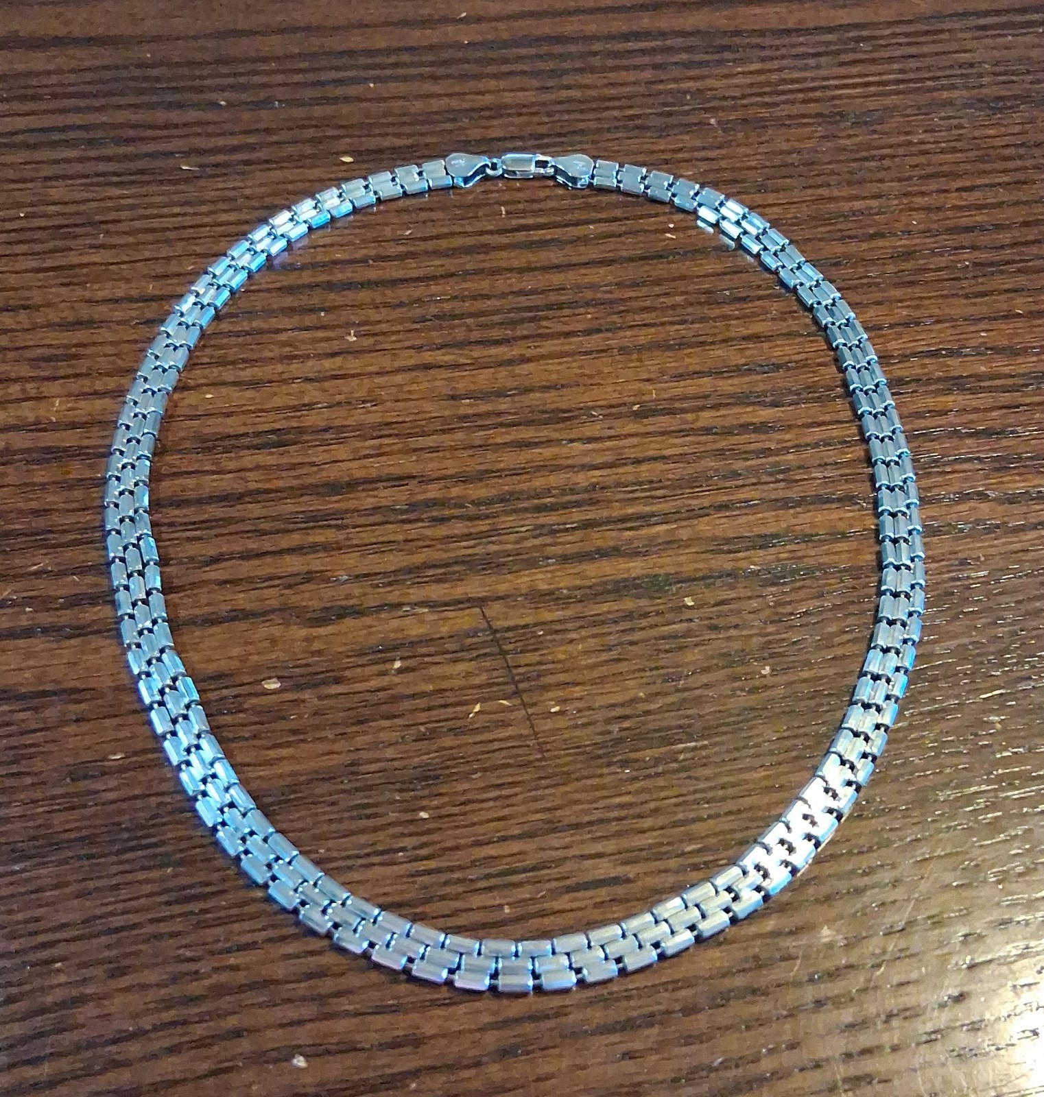 Vintage Milor Sterling 3 Strand Ball Chain 18″ Necklace Minor Flaw See Pics/Desc