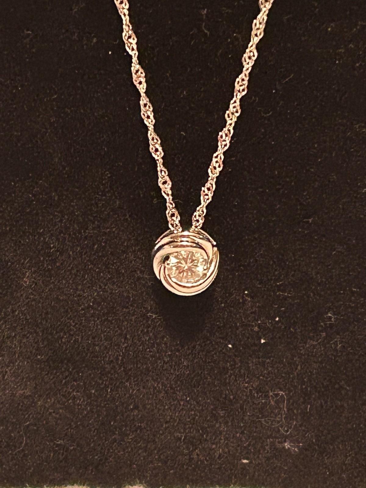 JTV Moissanite Fire Dew 0.60ctw Round 925 SS Rope Necklace 18” MOJ297A-18