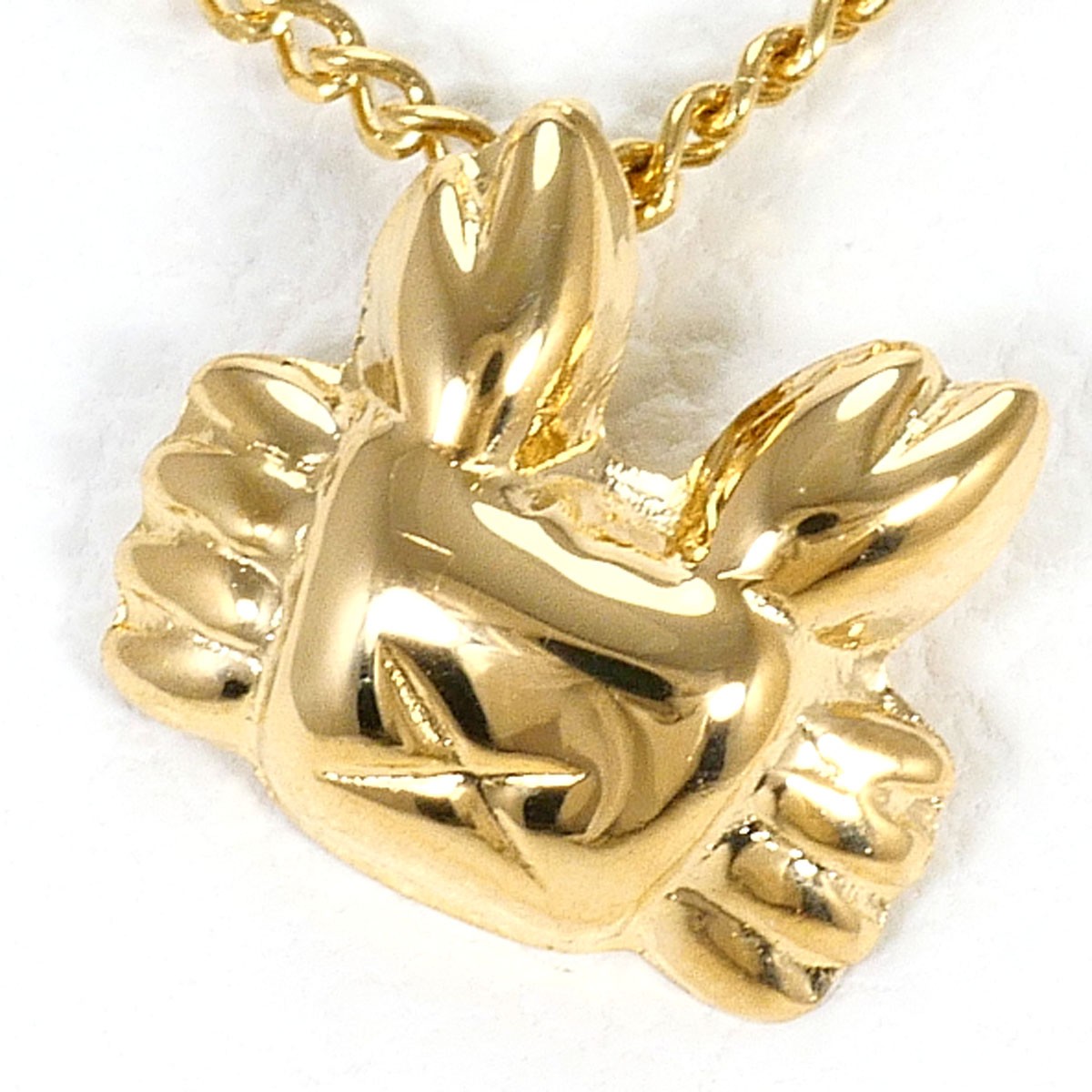 K18 18k gold Necklace 1.3g 40cm Free shipping Used