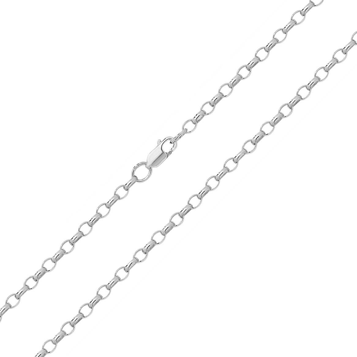 925 Sterling Silver Belcher Chain – 16, 18, 20, 22, 24, 26, 28, 30 inch 218767U