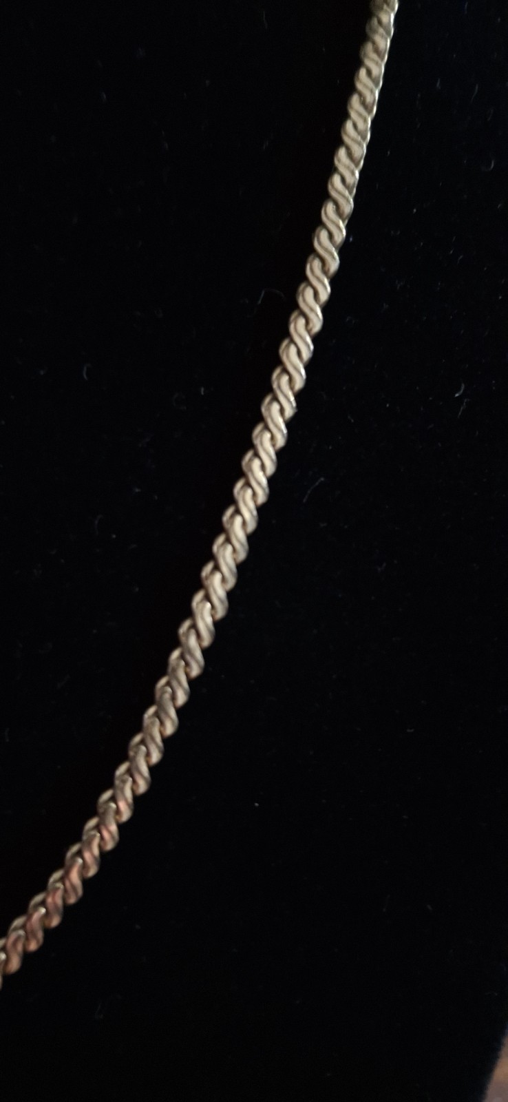 Gold color rope Chain Necklace with Spring Ring Metal No Stone