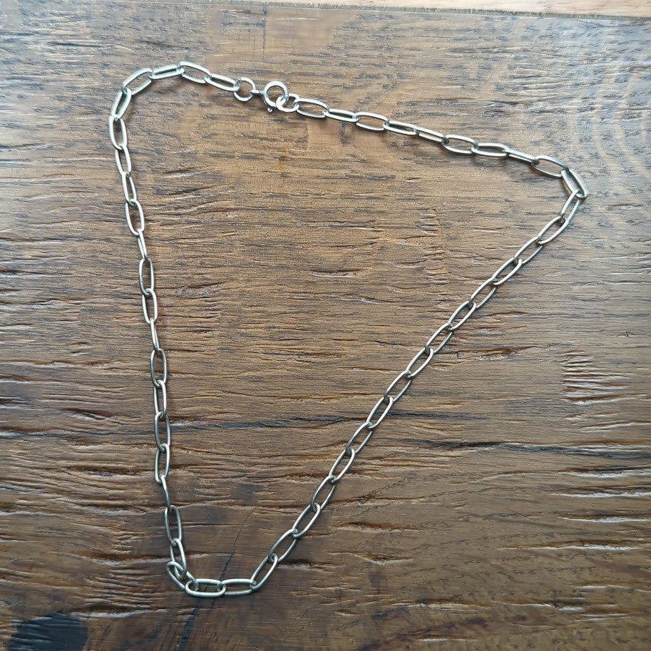 Silver 925 Ladies Necklace Chain, 9.8g, Very Good Condition