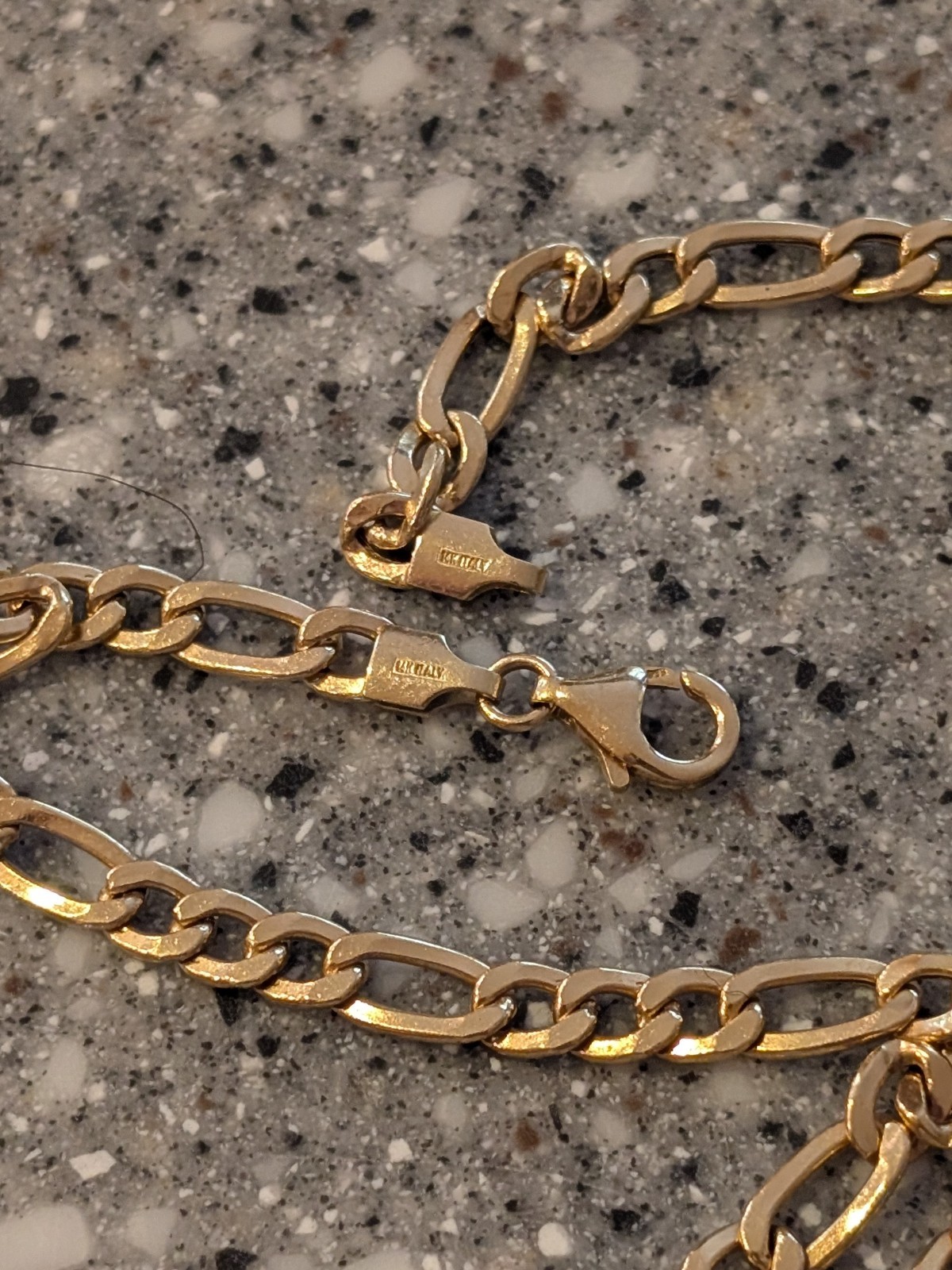 14k Gold Made In Italy Milor 20″ Linked Necklace 9.23 Grams – Scrap Or Wear
