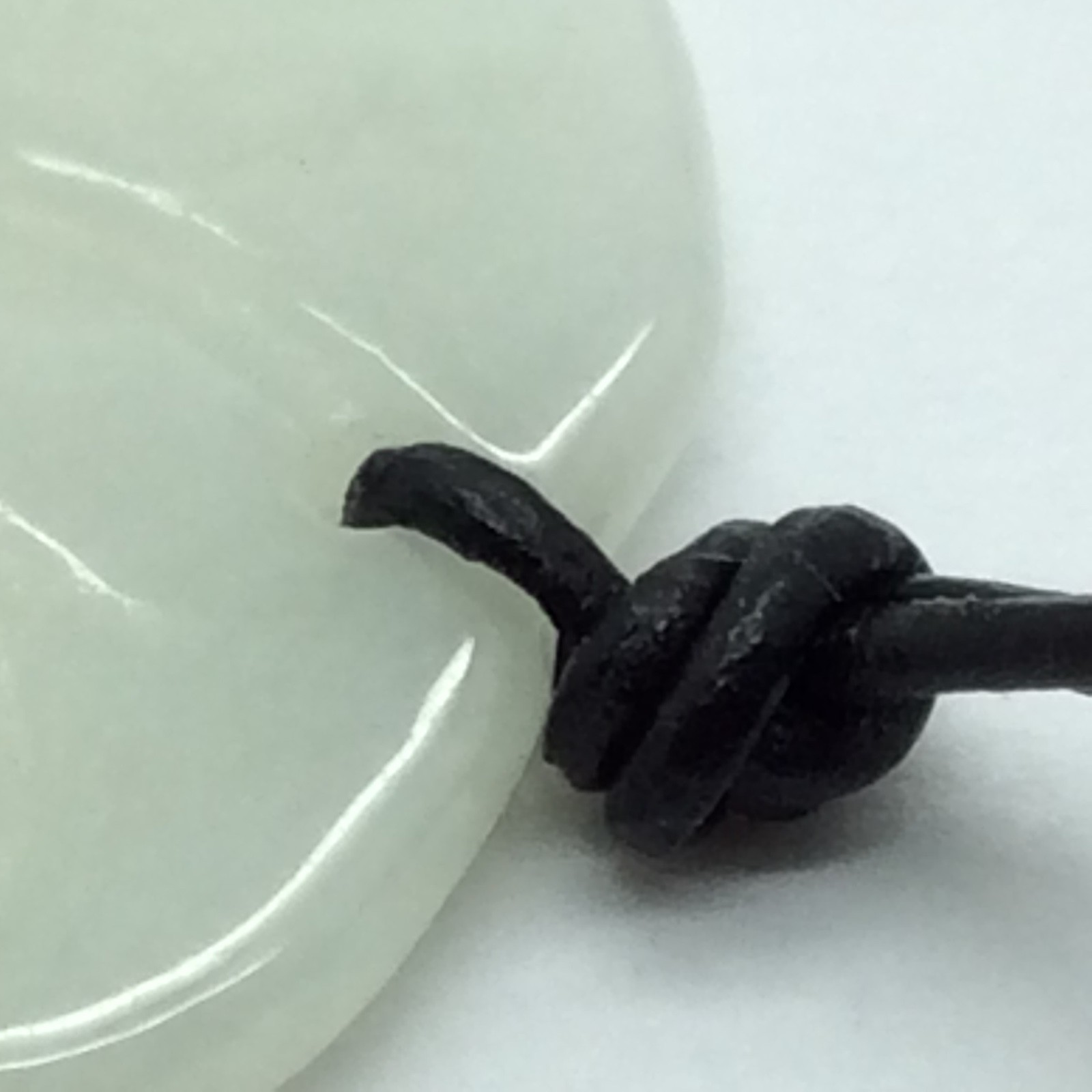 Burmese Jade Leaf Pendant Light Green Jadeite Jade Stone Necklace Burma Myanmar