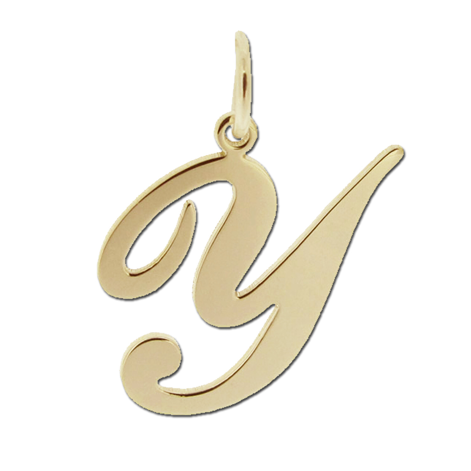 9ct Gold Plated Any Initial Letter Name Pendant Charm Necklace & Chain Option