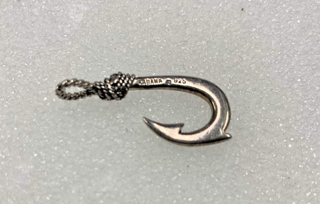 Kabana sterling silver hook pendant – 868118