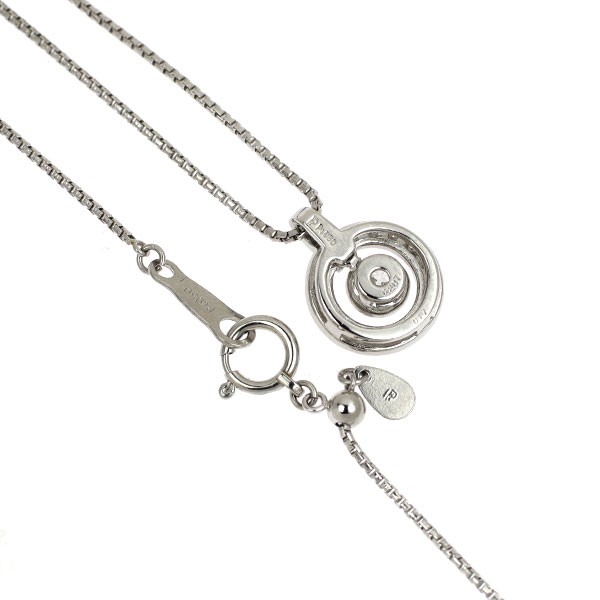 Platinum Guild Pt950 Diamond Pendant Necklace 0.207ct D0.17ct – Auth free shippi