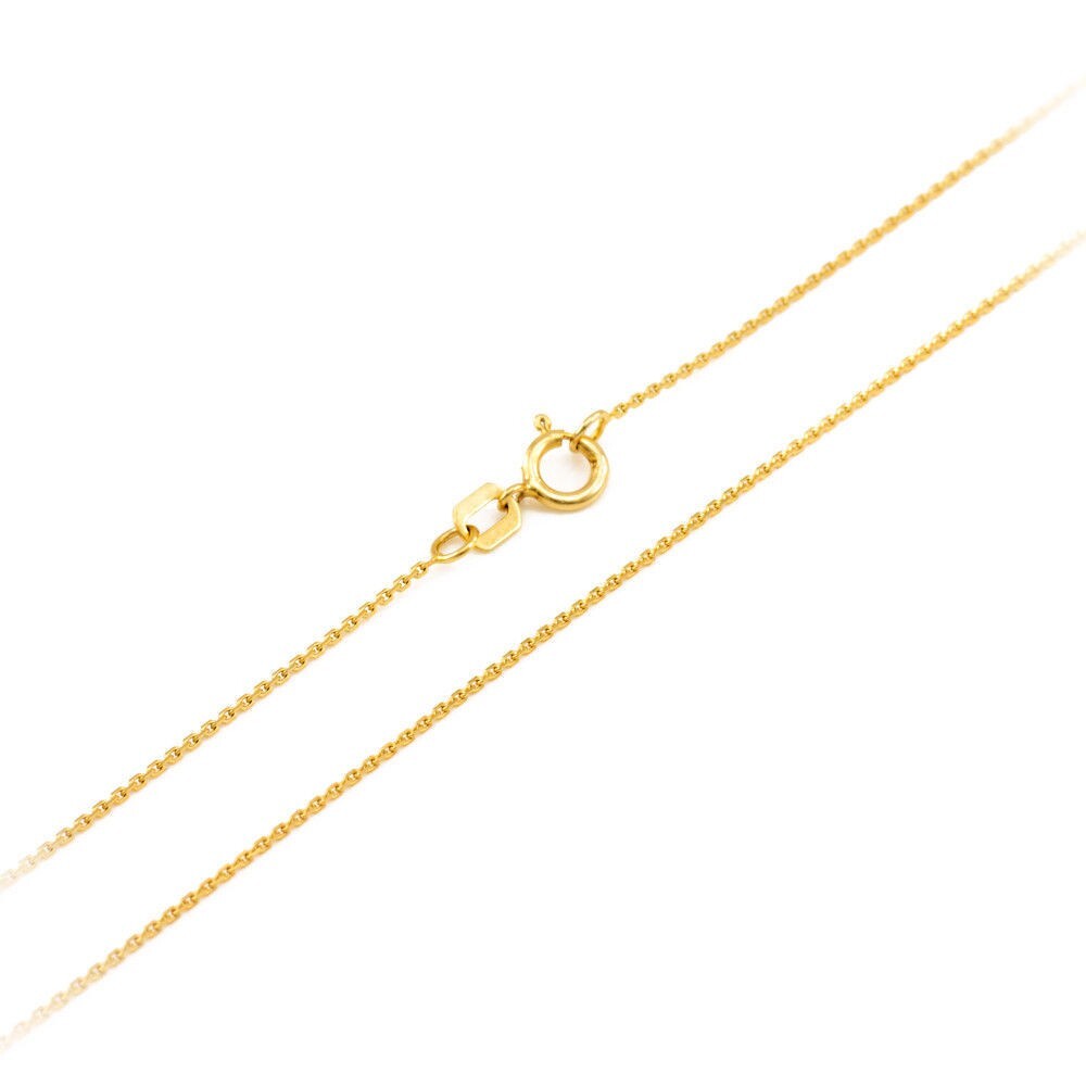 Cancer Zodiac Gold Crab Pendant – Diamond-Cut Round Necklace in 10k & 14k