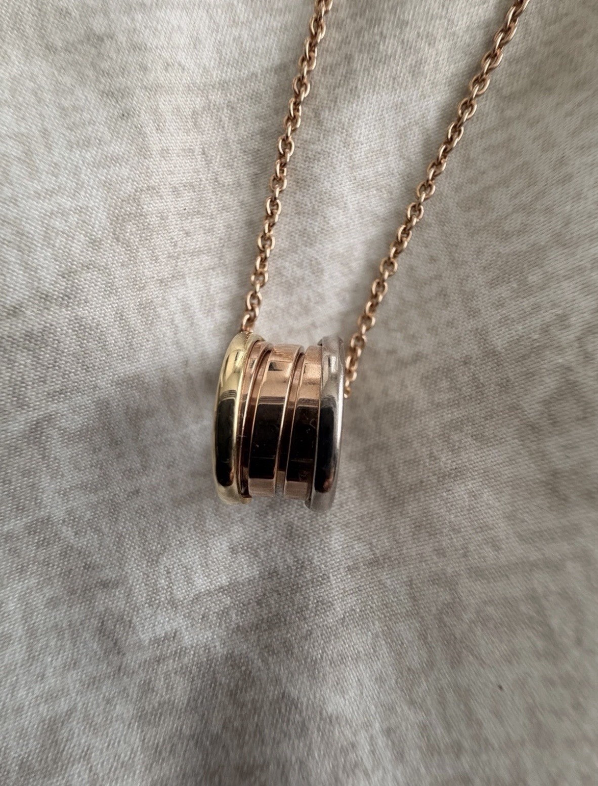 Bvlgari B.zero Tricolor Perfect Mistake Adjustable Necklace