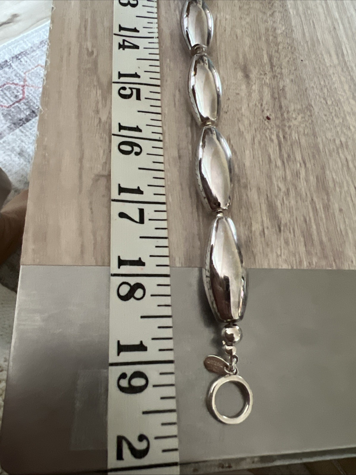 Sterling Silver Necklace,Marked 925 Lt Thailand,QVC Purchase, 20” Inc. Clasp