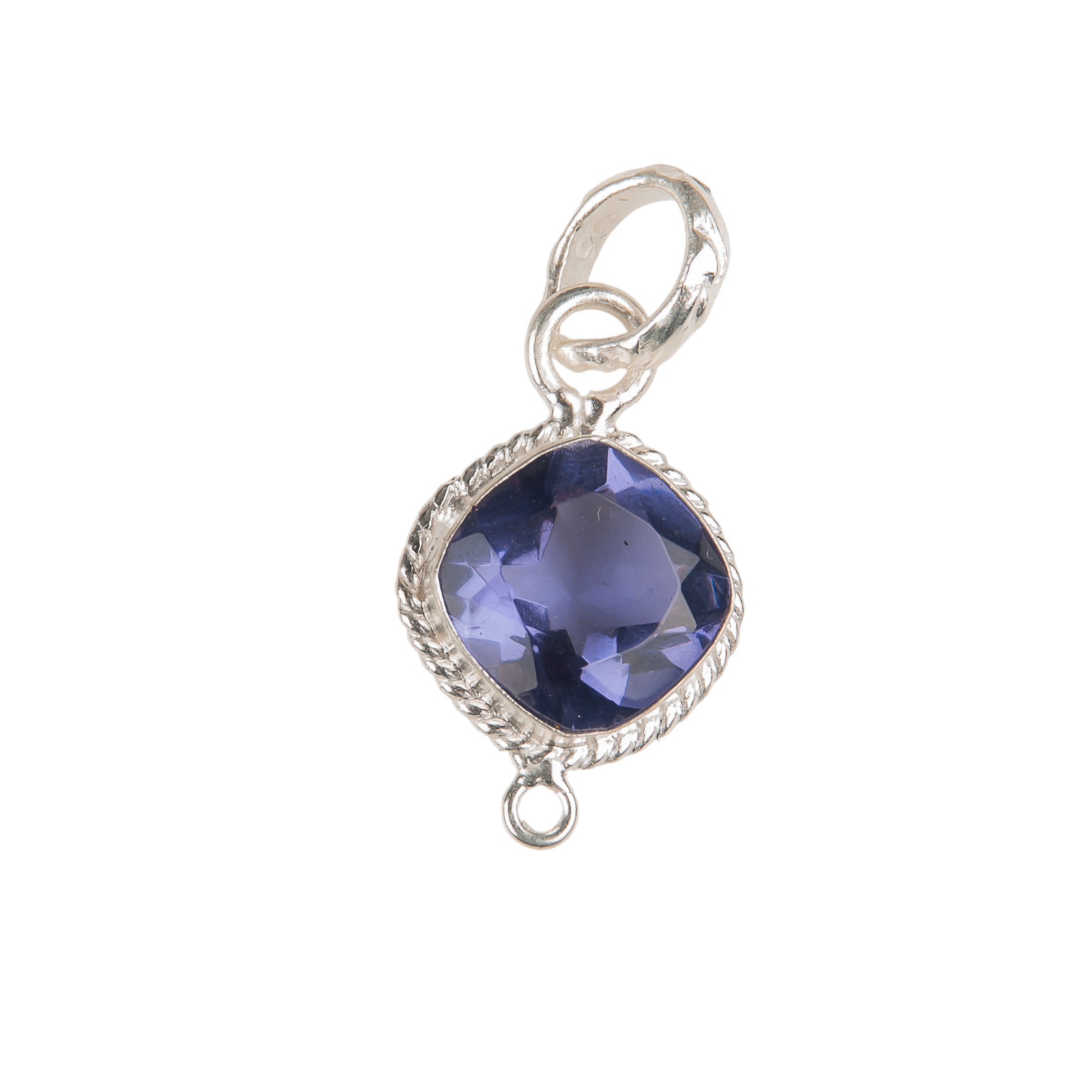 Iolite Gemstone 925 Sterling Silver Pendent Handcrafted 1.30″ Gift For Birthday