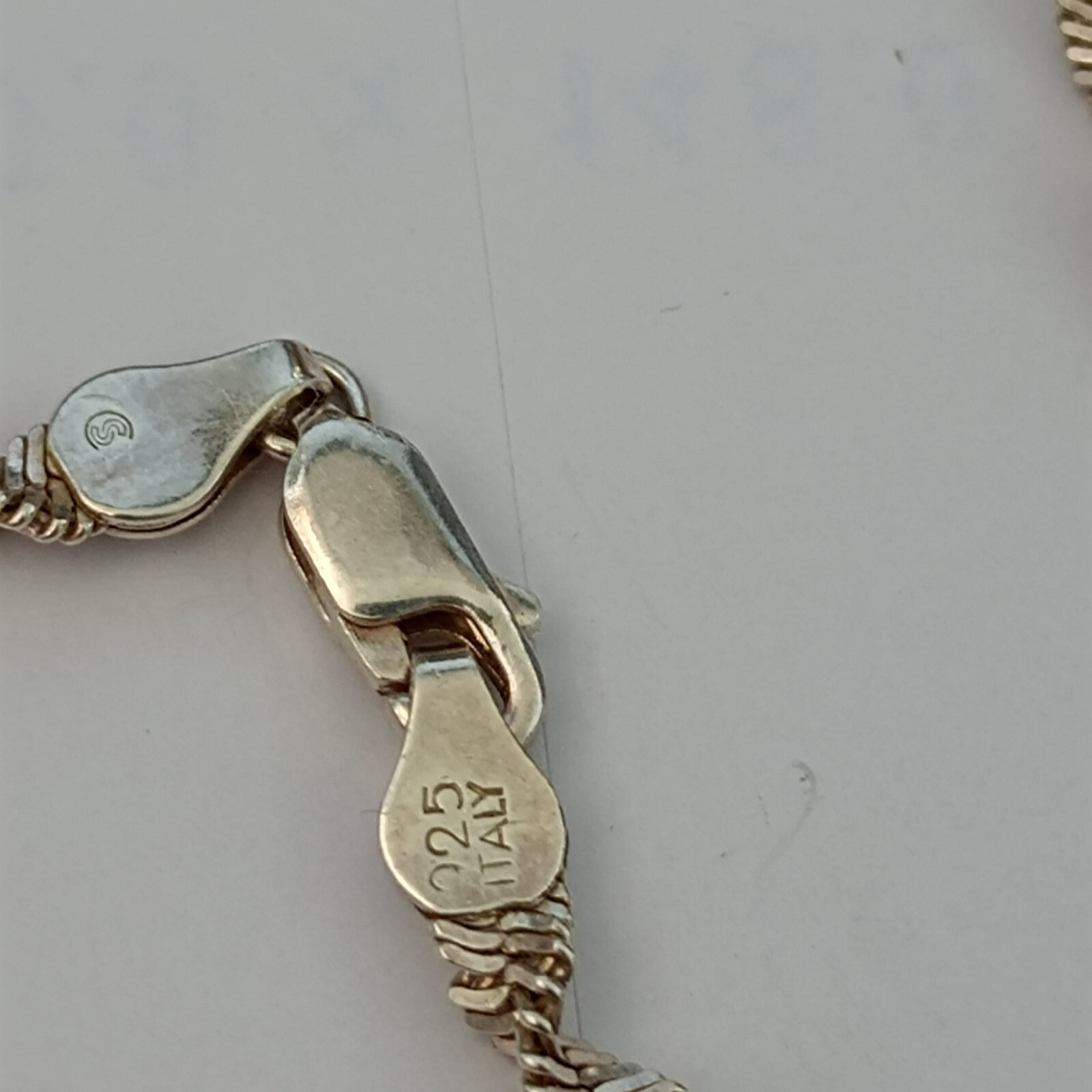 Vintage Sterling Silver Chain Necklace Italy Thick Twisted Rope Men’s Women Gift