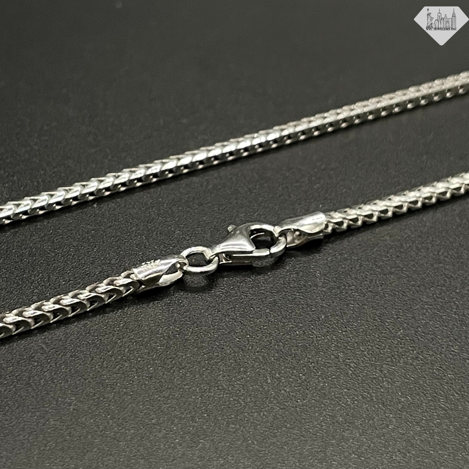 Italian Solid Sterling Silver Franco Link Chain Necklace 925 Silver Chain UNISEX