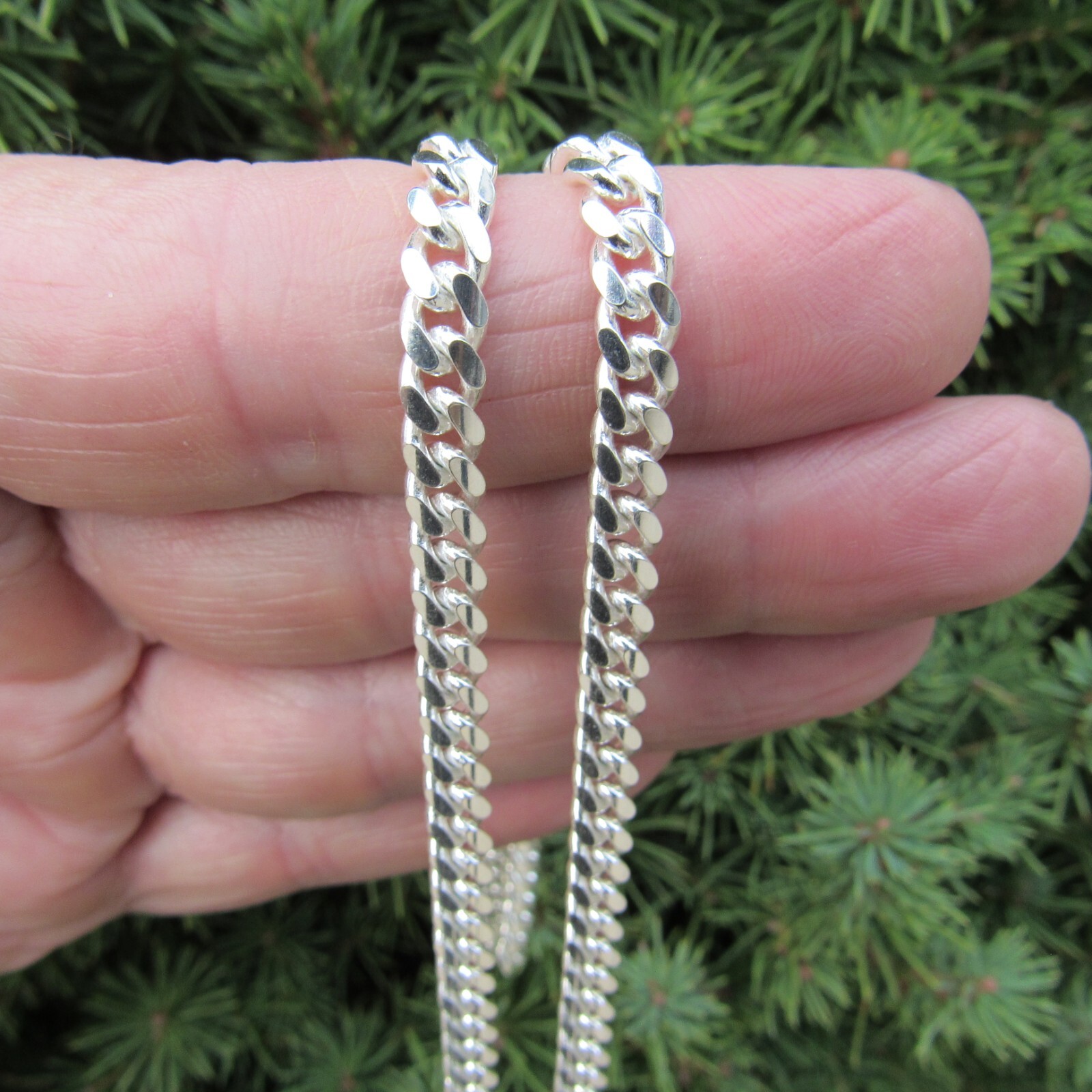 6.3MM Solid 925 Sterling Silver Men’s Italian MIAMI CUBAN Chain Made in Italy