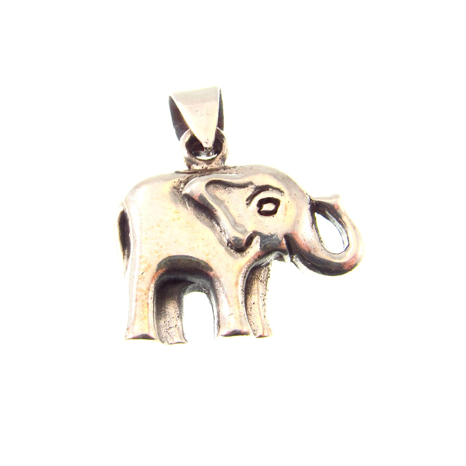 Handcrafted Solid 925 Sterling Silver Elephant Pendant