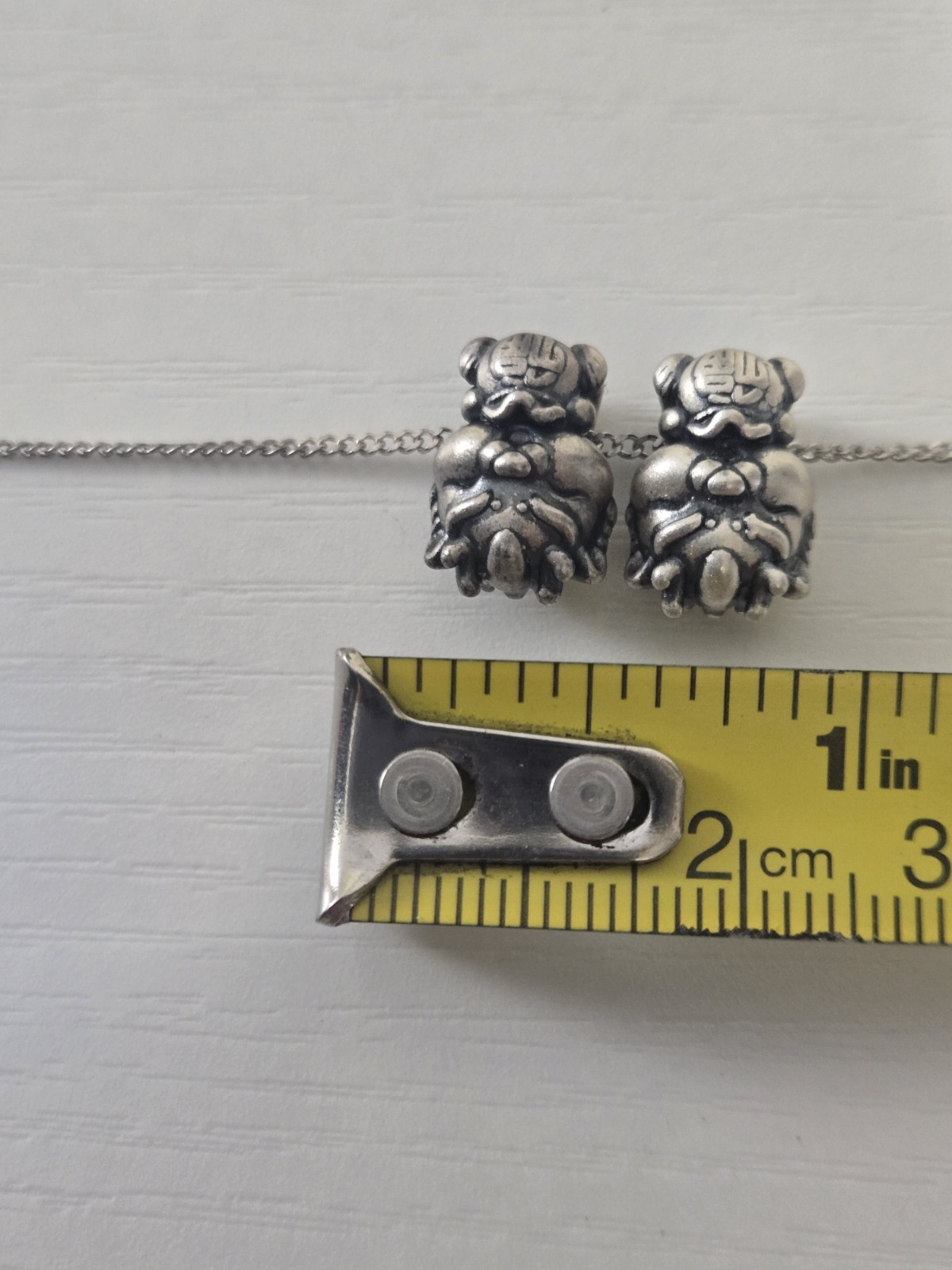 999 Silver Chinese Style Character Necklace/Pendant With Box