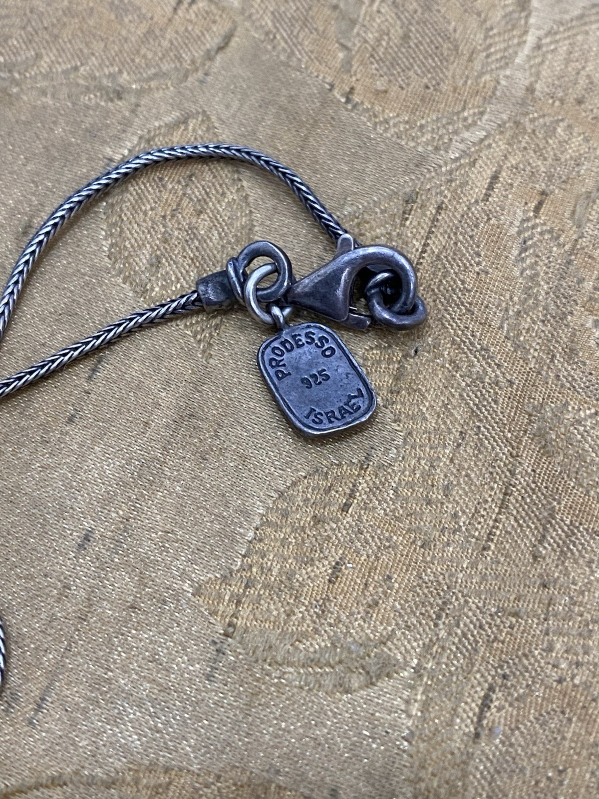 Prodesso Israel Designer Signed Sterling Silver 925 Link Chain Necklace 18″