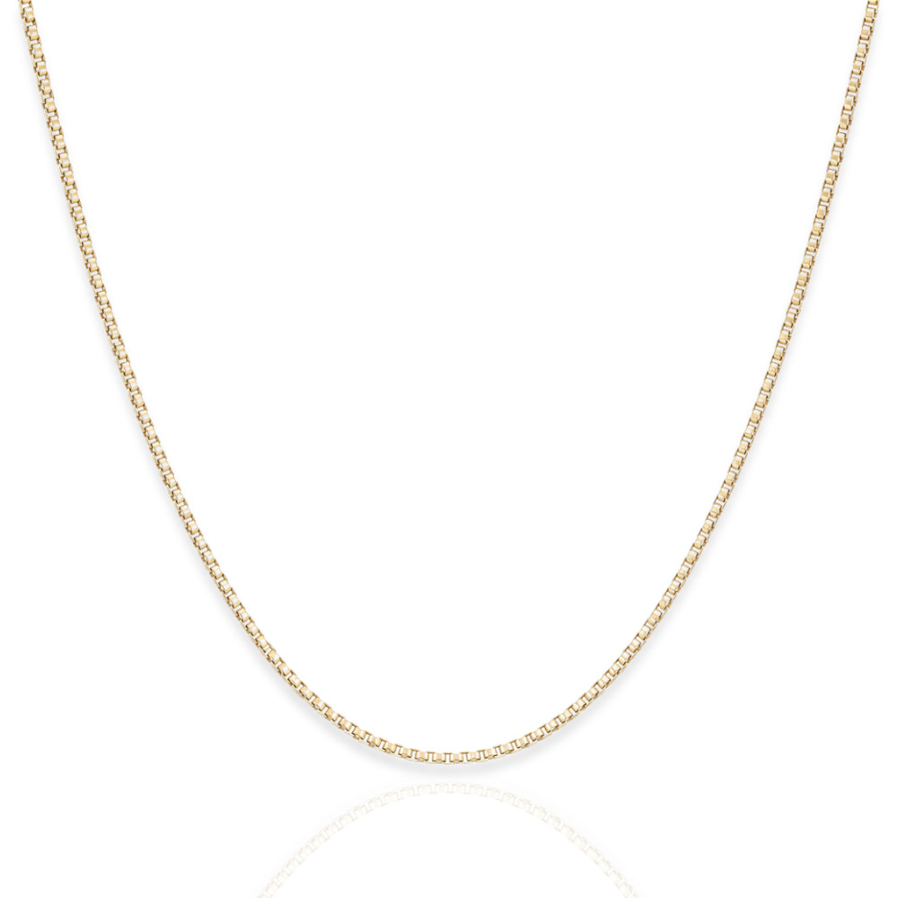 14/20 Gold Filled Box Chain Necklace – 1.5mm