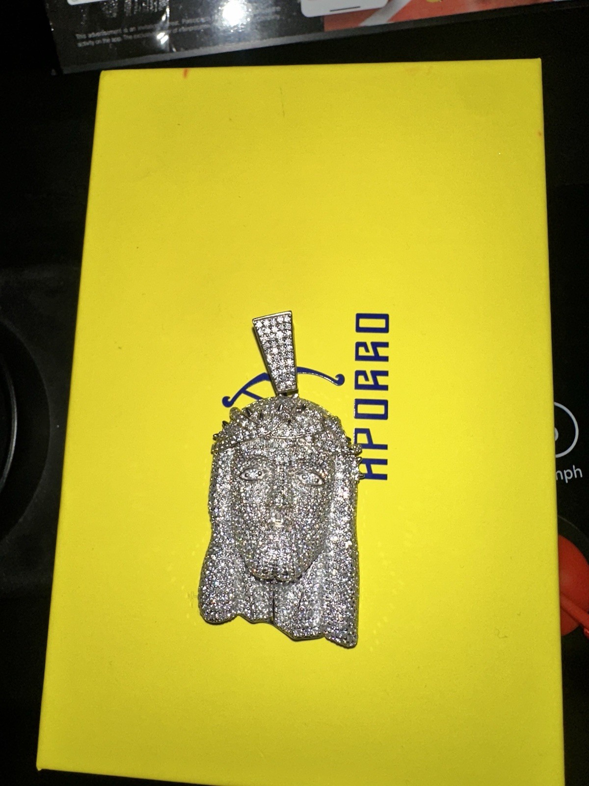 Moissanite 925 Silver Jesus Pendant