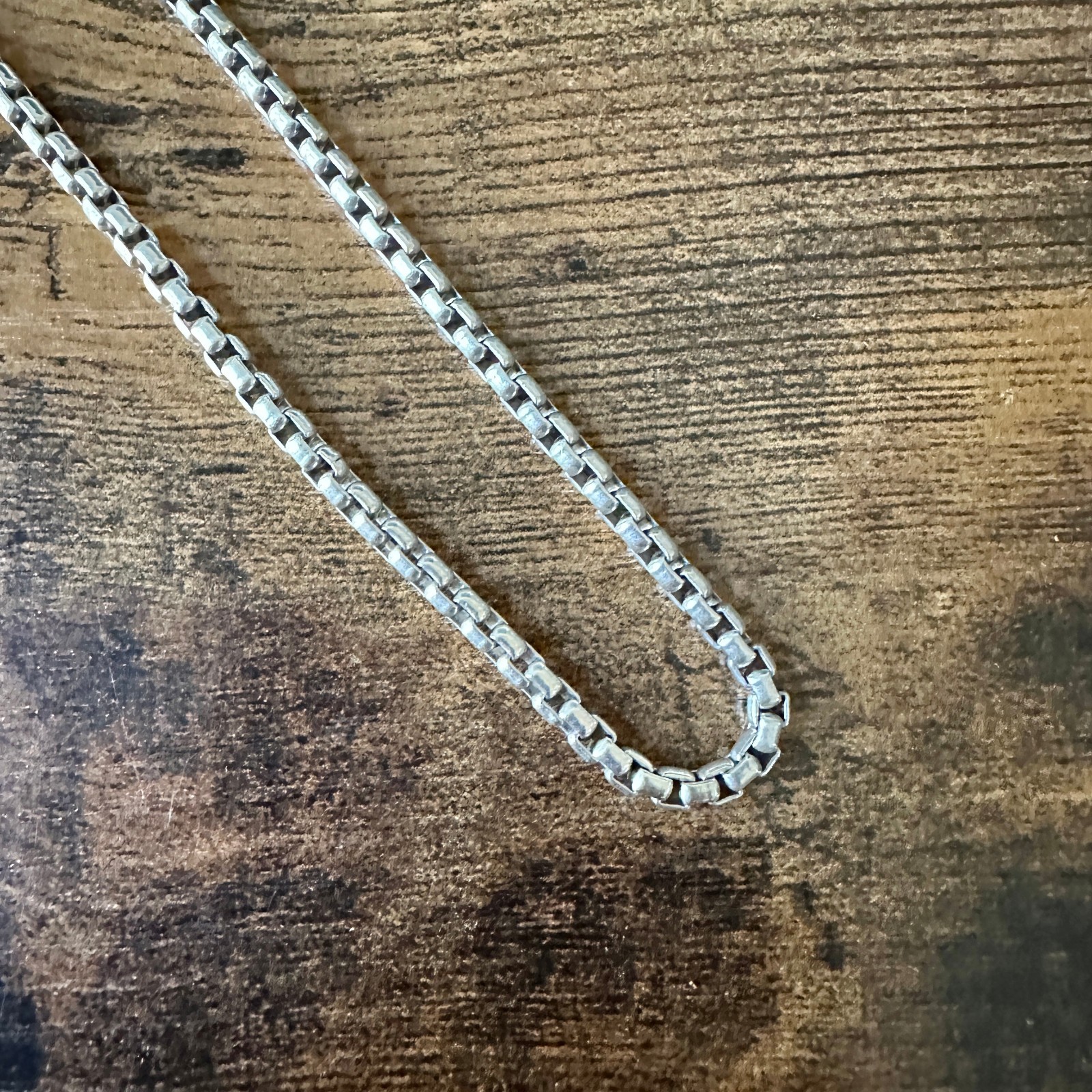 David Yurman Medium Box Chain Necklace – 3.6mm – 26.5″ – FREE SHIPPING