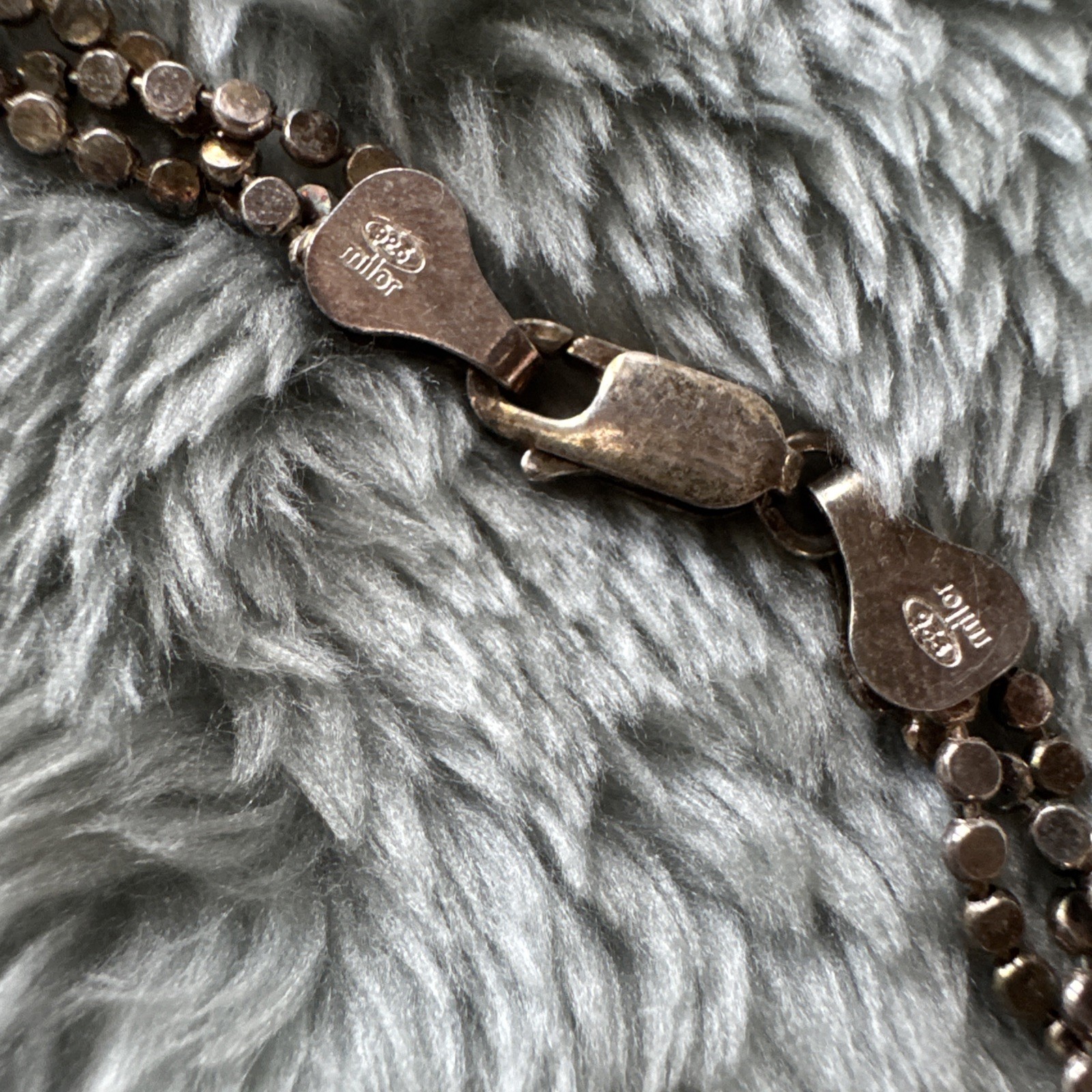 Solid Sterling Braided Chain From Northern Italy Millordesigner 28 Inches