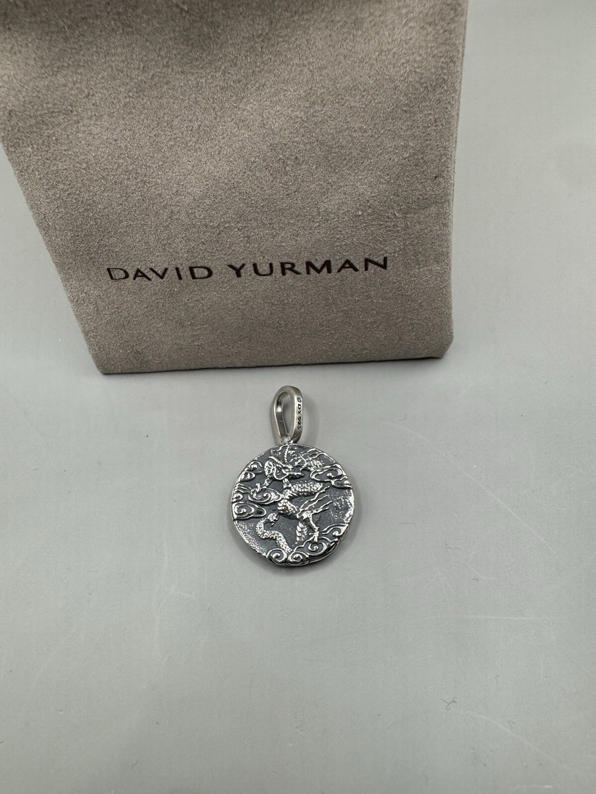 David Yurman Dragon Amulet Pendant in Sterling Silver